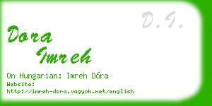 dora imreh business card